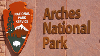 Arches National Park entrance sign